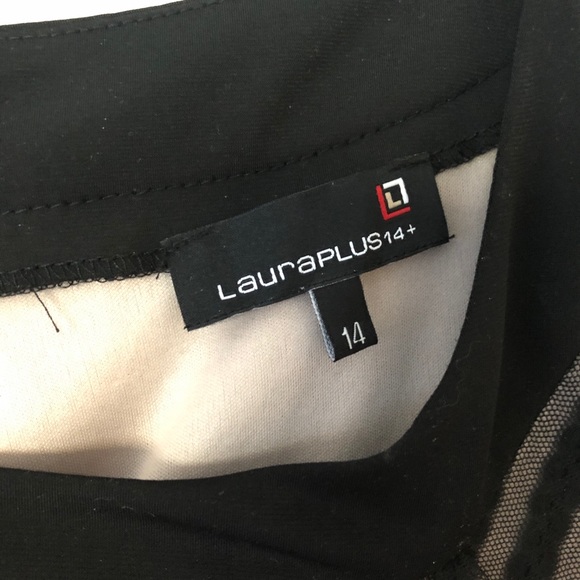 Full length, black, lined dress - Picture 4 of 4